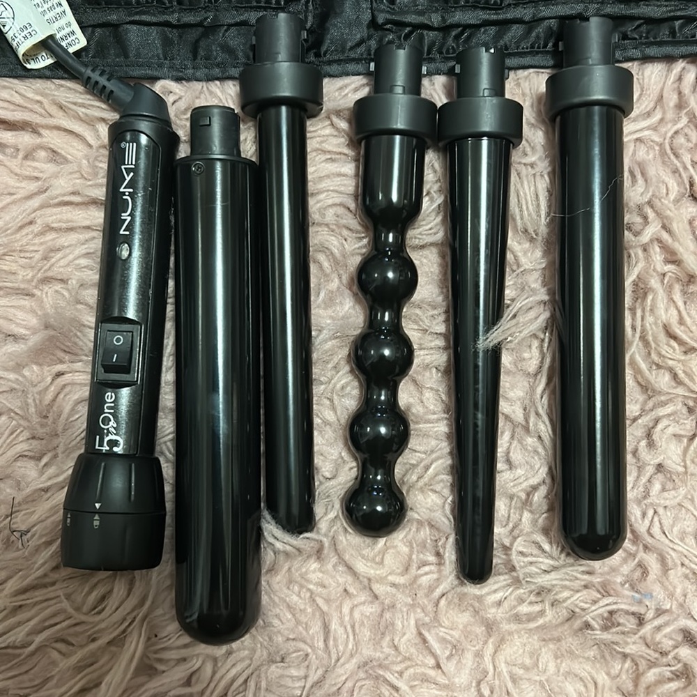 NuMe Lustrum 5 in 1 Curling Wand Set